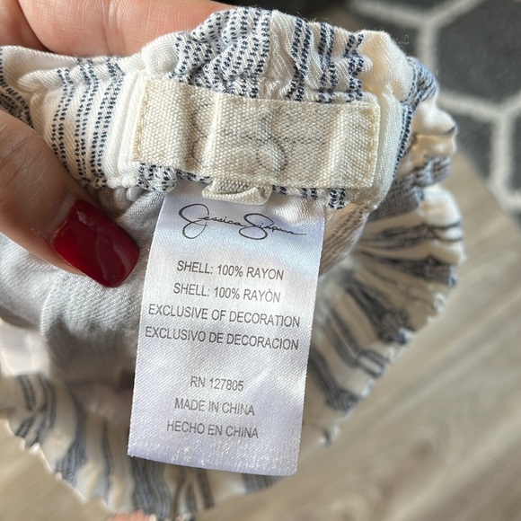 Jessica Simpson Striped Pants with Tassel Accent 6 - Picture 4 of 4